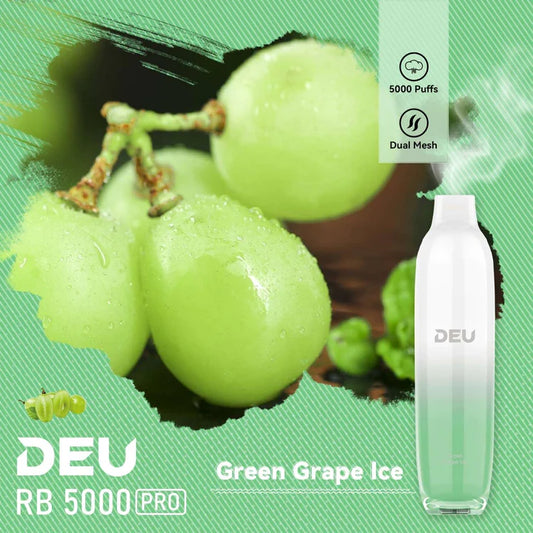 DEU RB5000 Pro Green Grape Ice - Veextech Store Canada