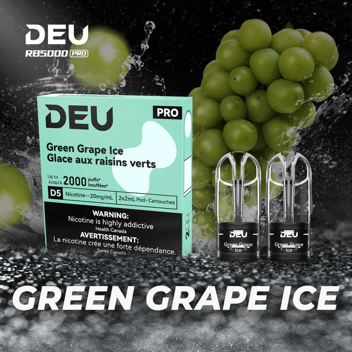 DEU D5 Pro Green Grape Ice