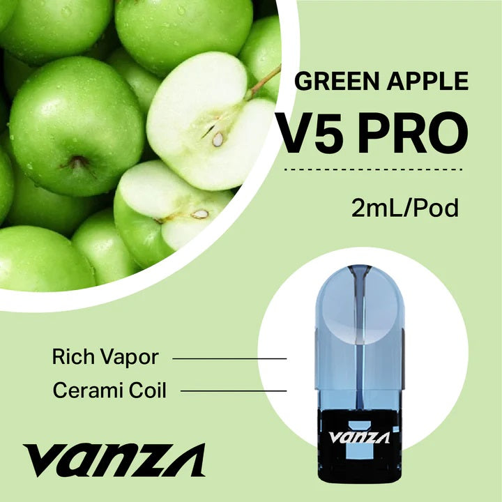 VANZA V5 Pro Green Apple