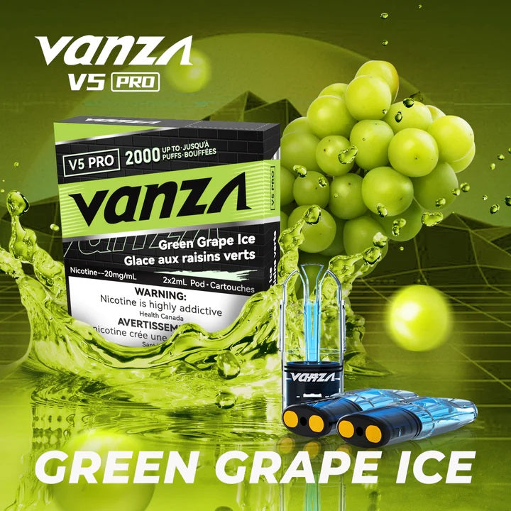 VANZA V5 Pro Green Grape Ice