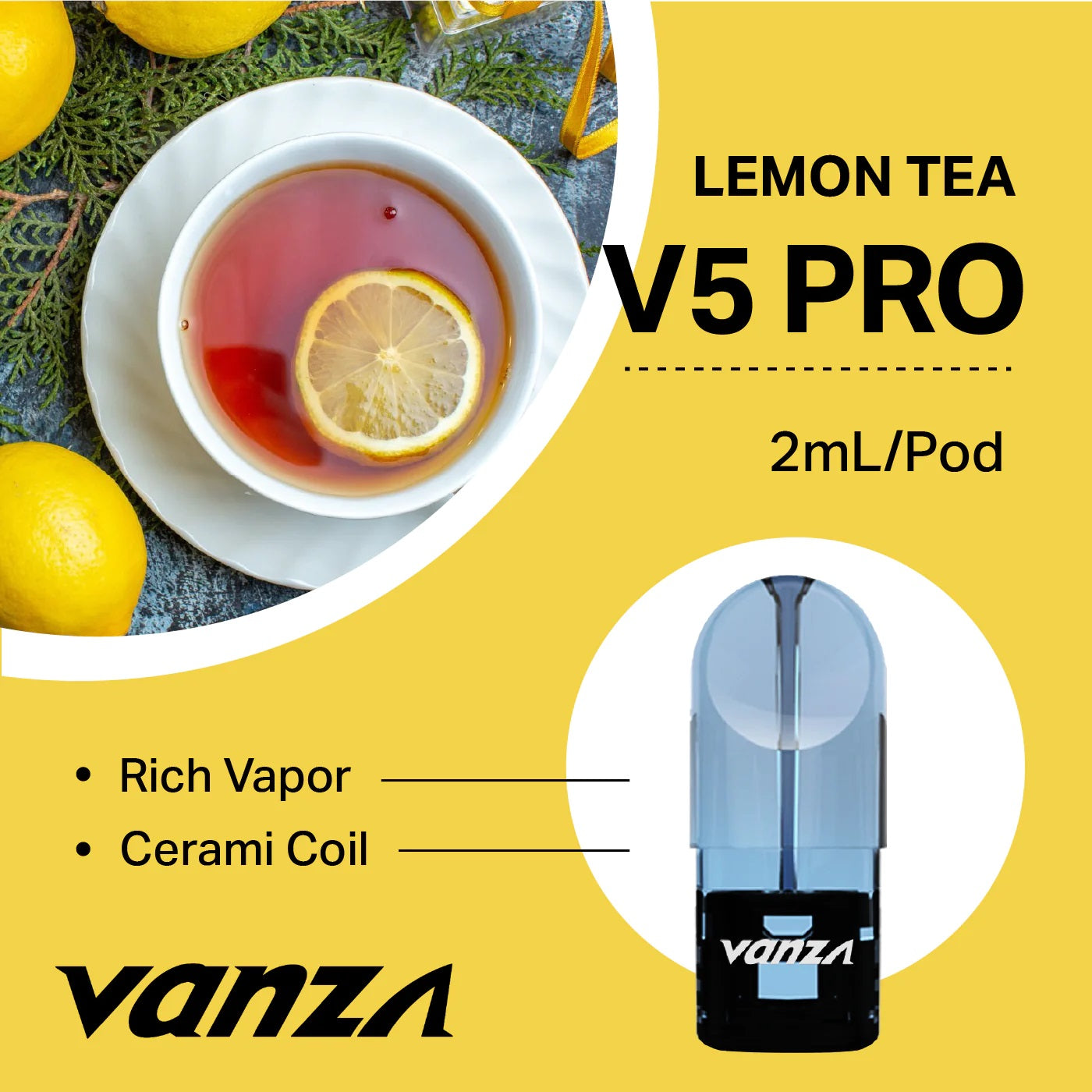 VANZA V5 Pro Lemon Tea