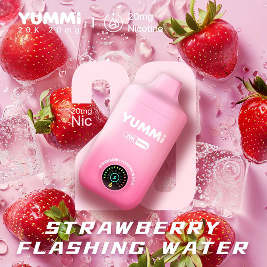 YUMMI 20K - Strawberry Flashing Water