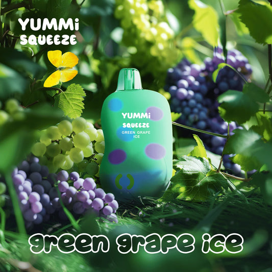 YUMMI Squeeze Green Grape Ice