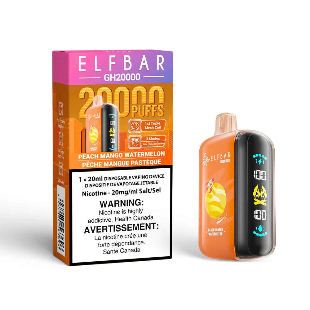 ELFBAR GH20000 Peach Mango Watermelon